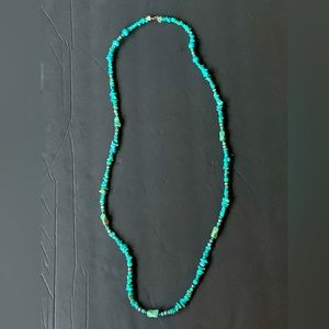 Vintage Carolyn Pollack turquoise nugget necklace